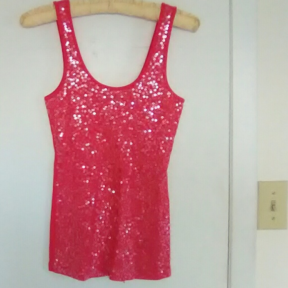 Express Sequined Tank Top - Picture 4 of 4